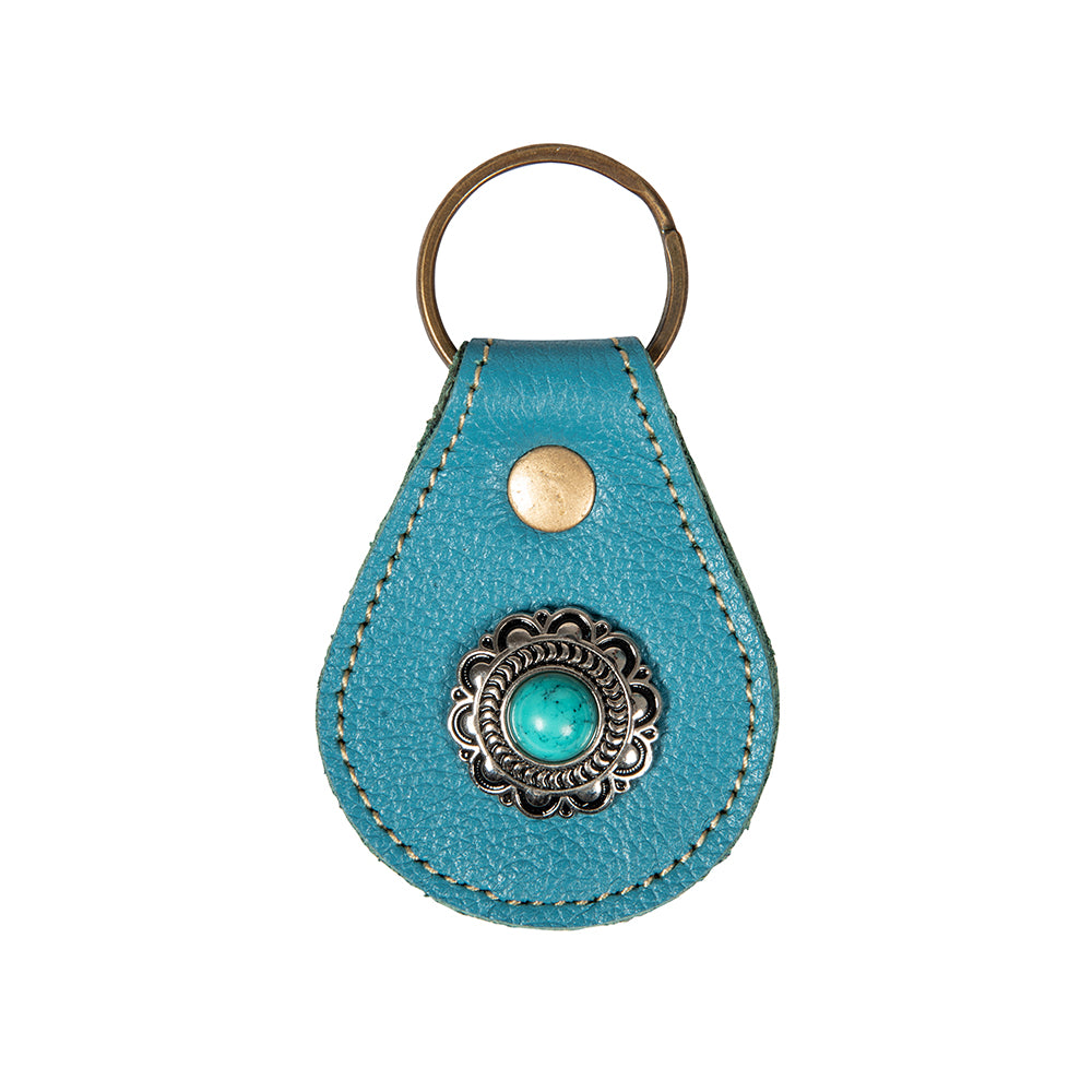 Concho Teal Key Fob - Myra USA
