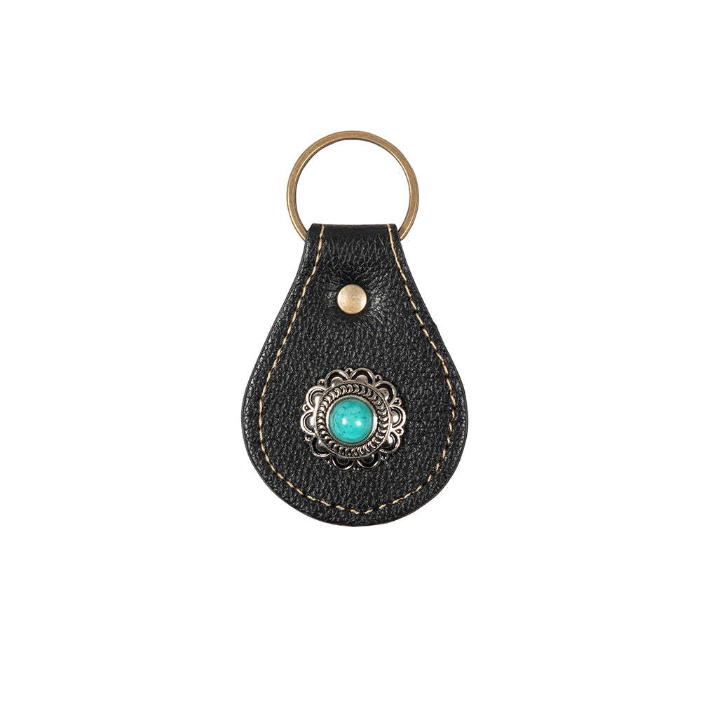 Concho Dark Chocolate Key Fob - Myra USA