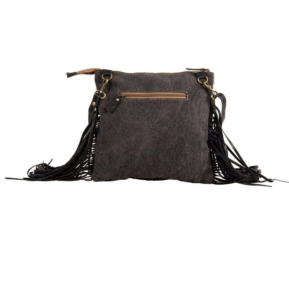 Tumbleweed Trail Fringed Hand-Tooled Bag - Myra USA