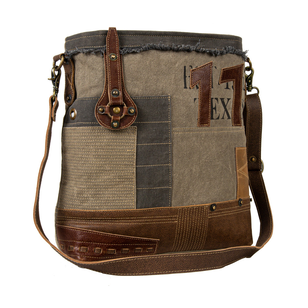 Vintage Traveler Patchwork Shoulder Bag - Myra USA