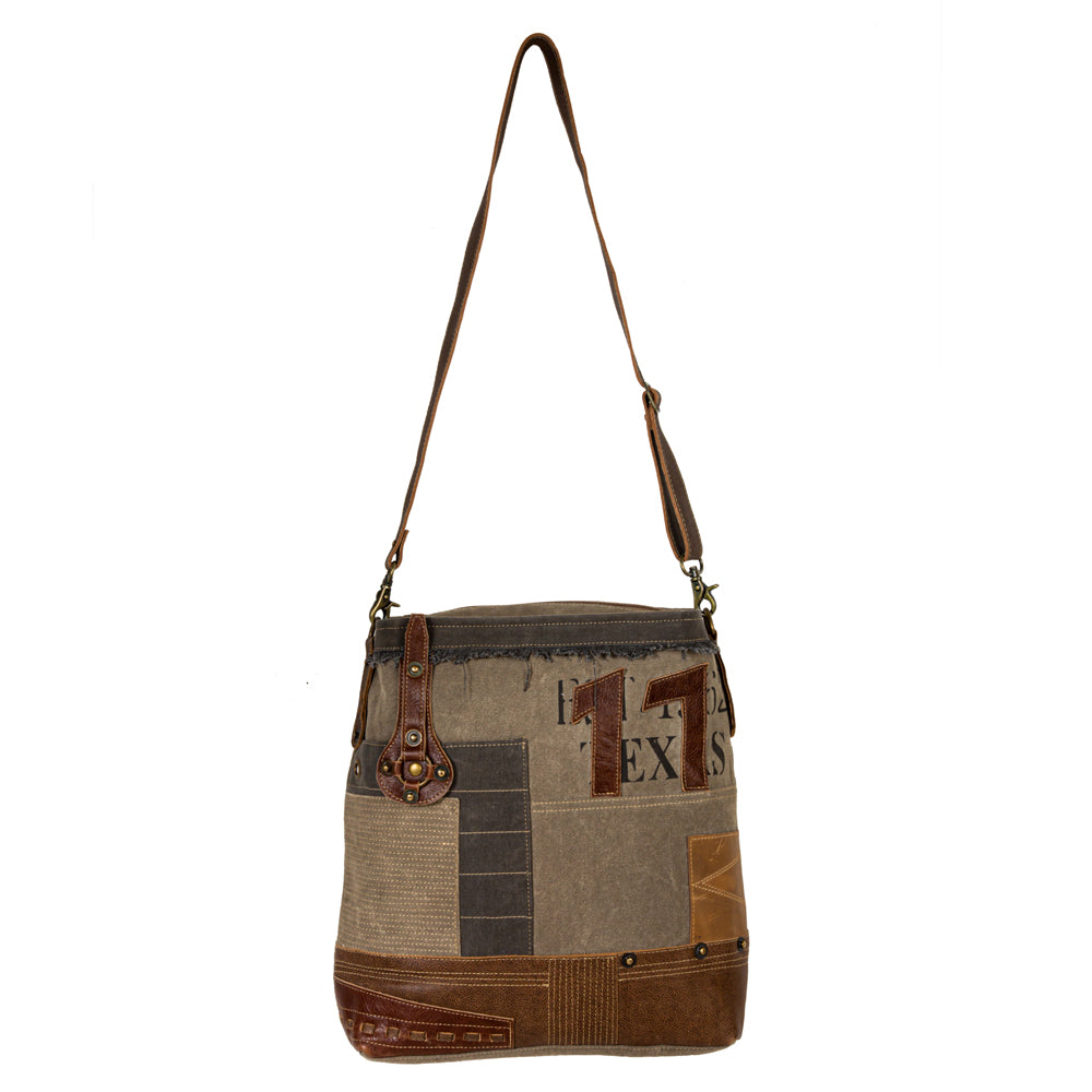 Vintage Traveler Patchwork Shoulder Bag - Myra USA