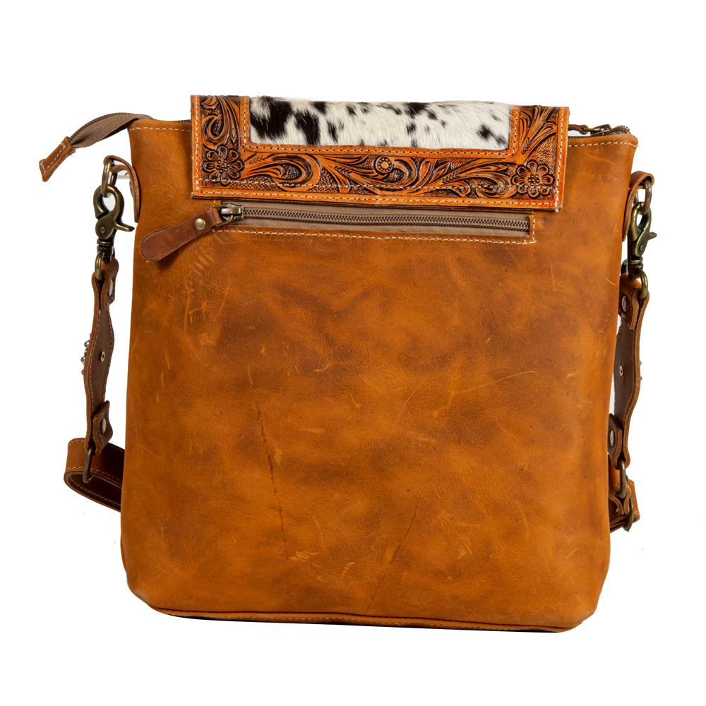 Saddleback Hand-Tooled Bag - Myra USA