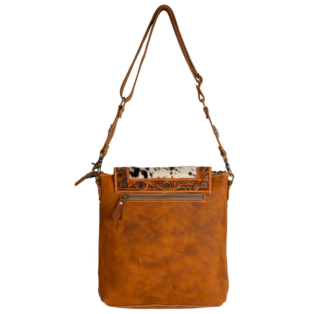 Saddleback Hand-Tooled Bag - Myra USA