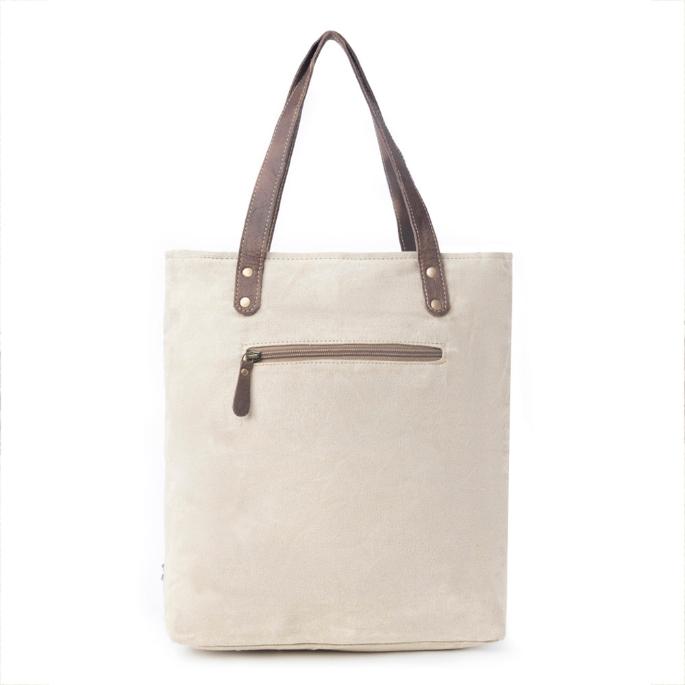 French Countryside Lucky 13 Patchwork Tote Bag - Myra USA