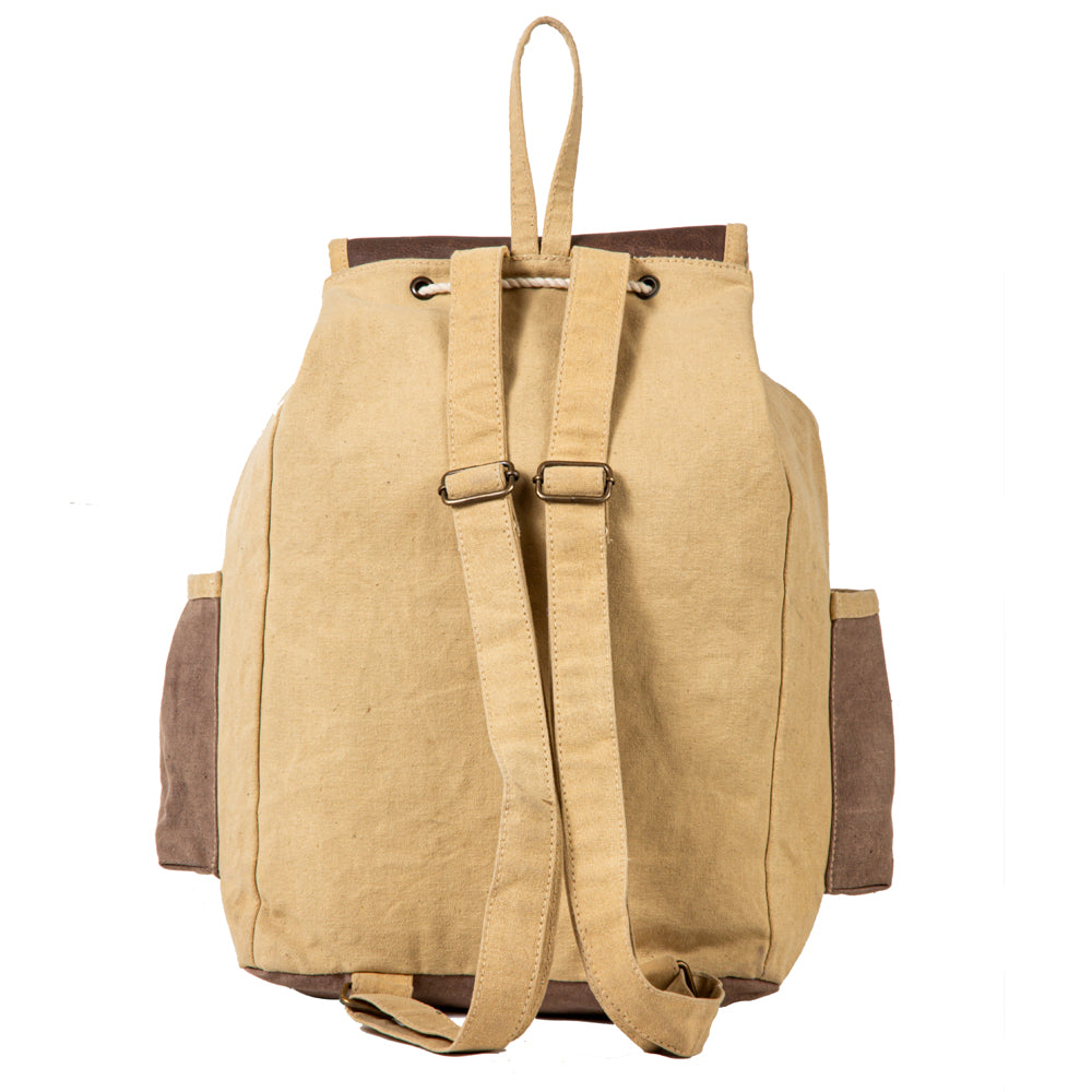 Chesternut Journey Canvas Backpack Bag - Myra USA