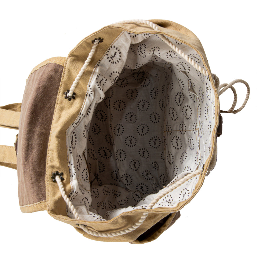 Chesternut Journey Canvas Backpack Bag - Myra USA
