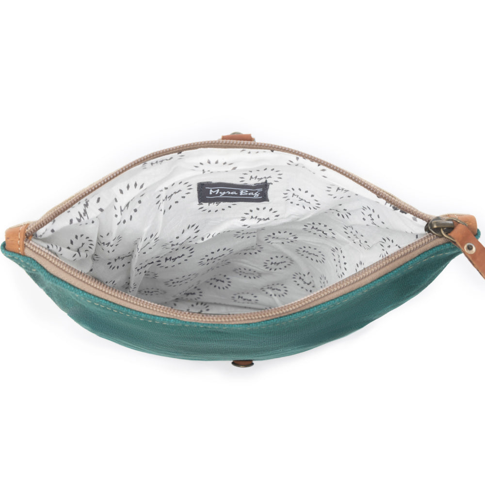 Burlander Patch Teal Small & Crossbody Bag - Myra USA
