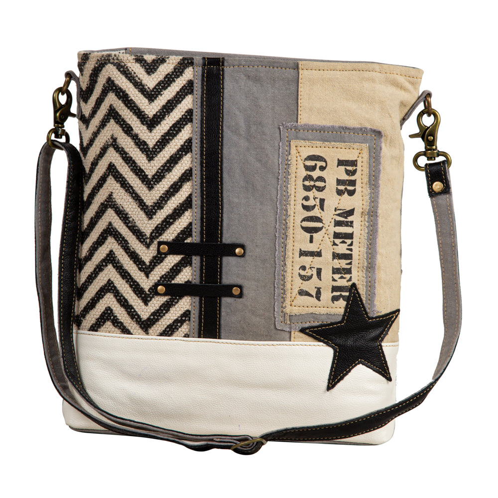 Globetrotter Patch Shoulder Bag - Myra USA