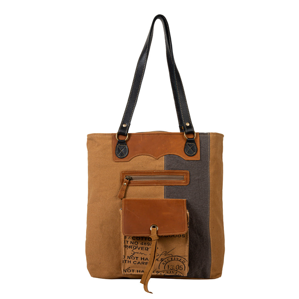 Montrielle Vintage Series Compartment Tote Bag - Myra USA
