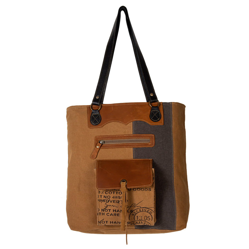 Montrielle Vintage Series Compartment Tote Bag - Myra USA