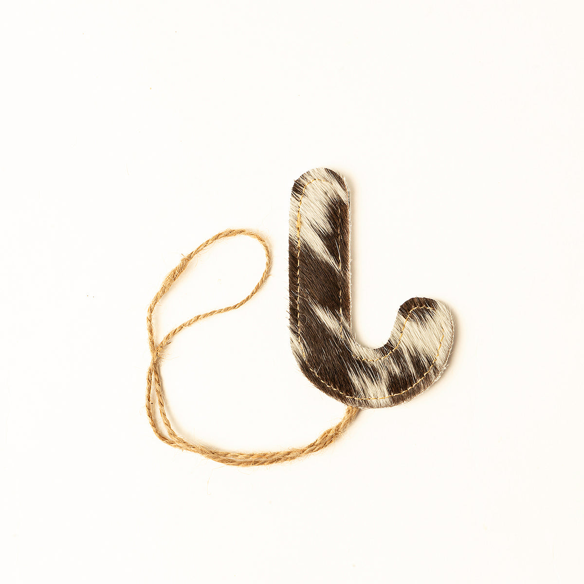 Jolly Candy Cane Hair-On Hide Ornament Set In Black - Myra USA