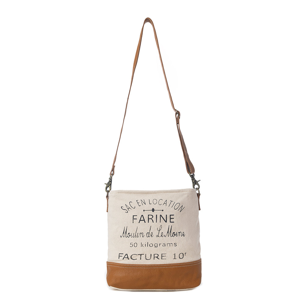 Farine Canvas Shoulder Bag - Myra USA