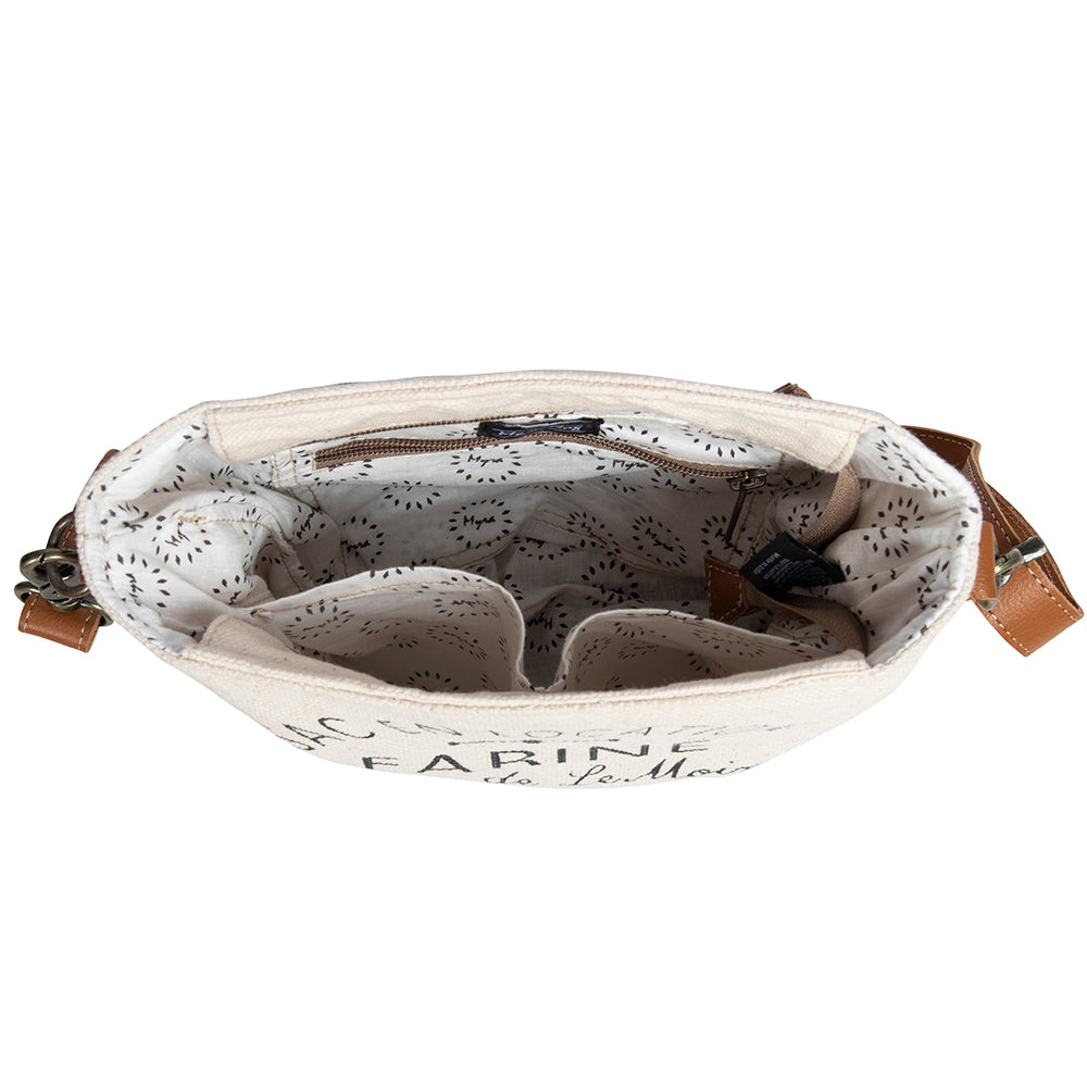 Farine Canvas Shoulder Bag - Myra USA