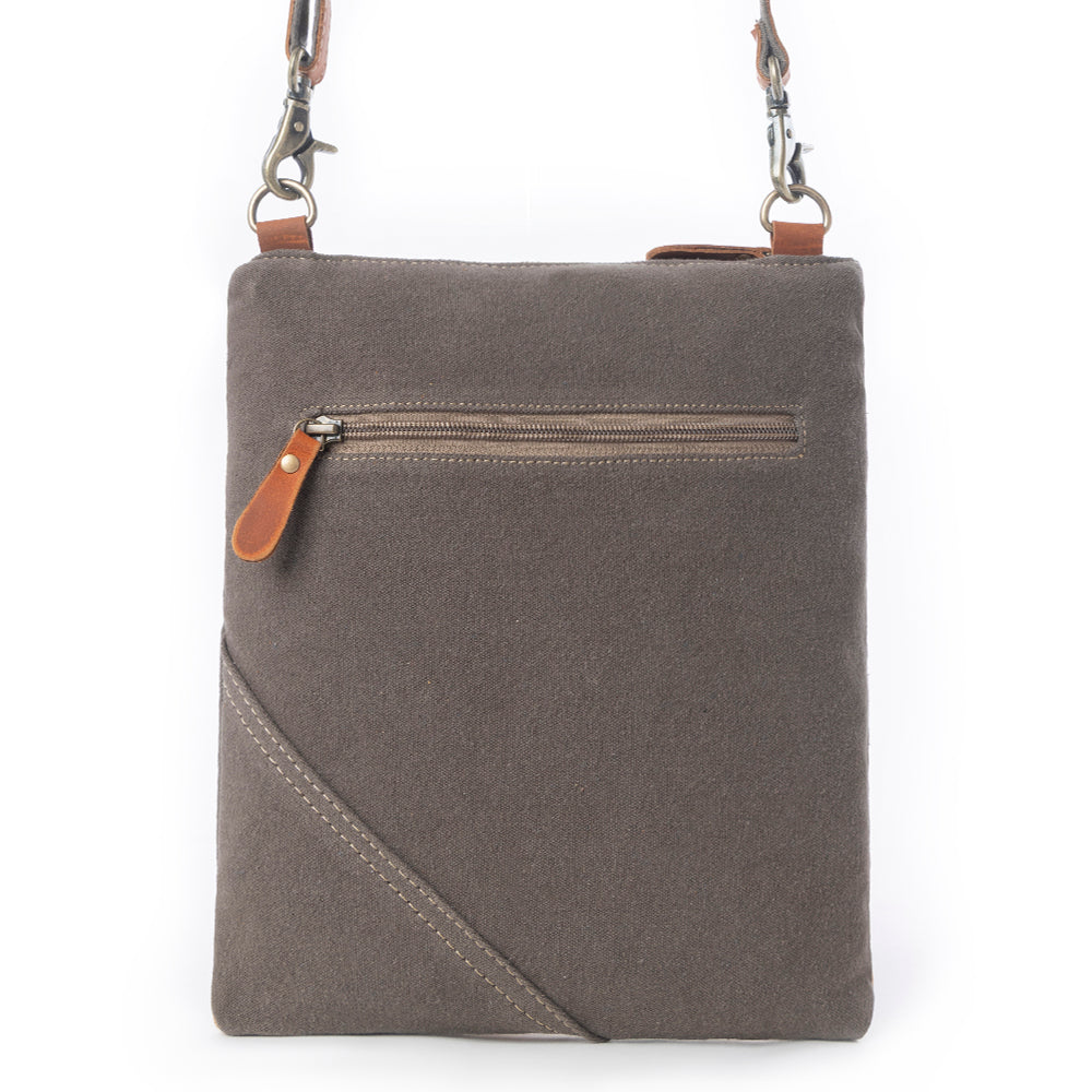 USA Canvas Patch Crossbody Bag - Myra USA