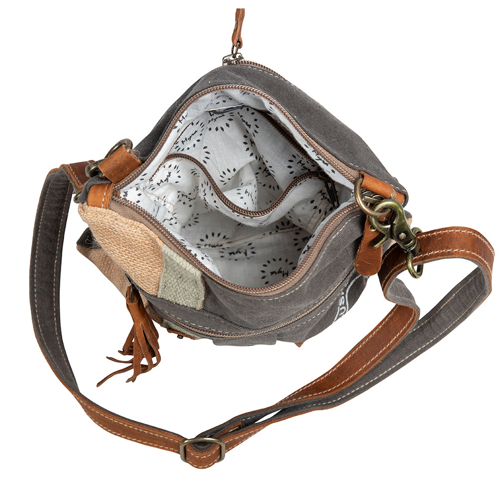 USA Canvas Patch Crossbody Bag - Myra USA