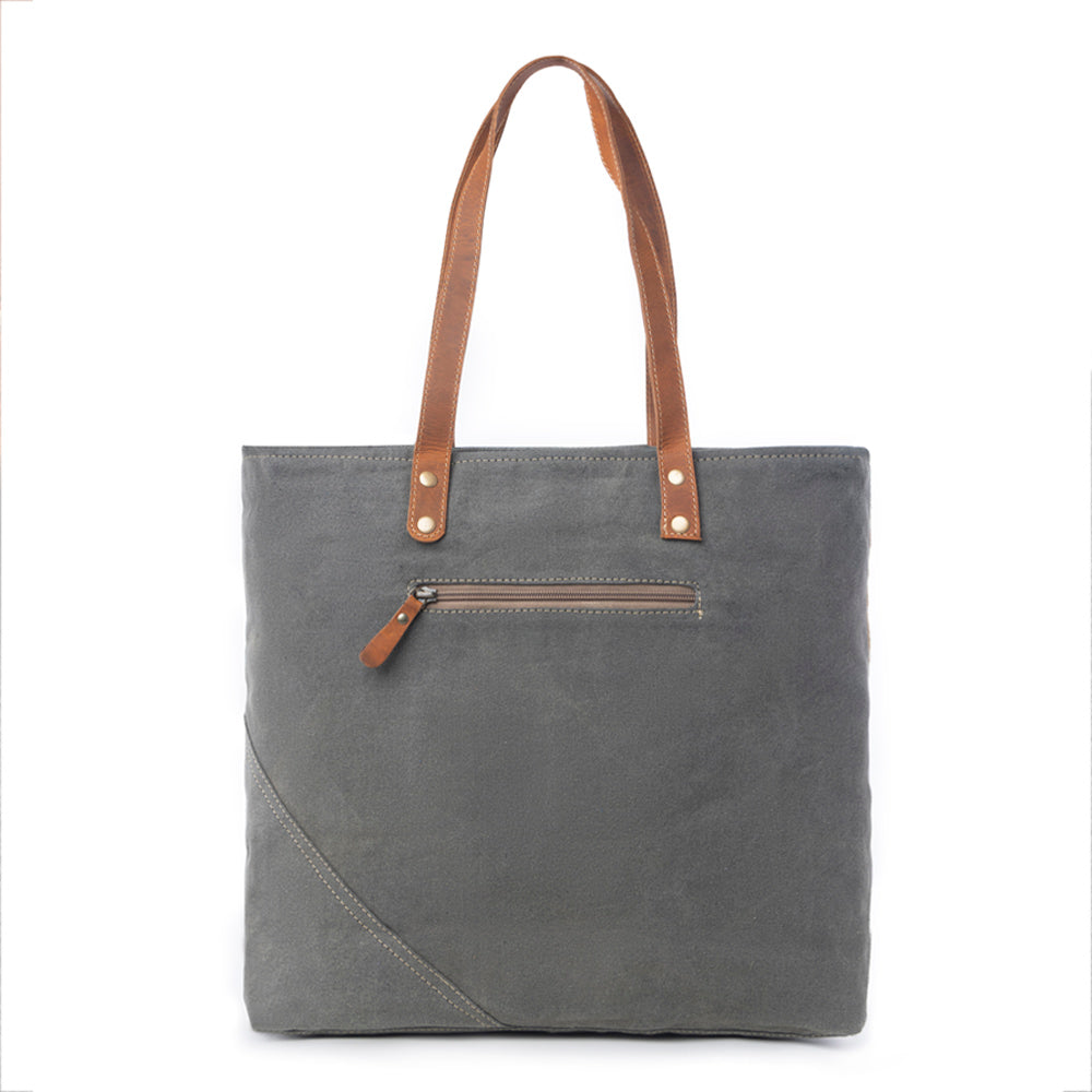 USA Canvas Patch Tote Bag - Myra USA
