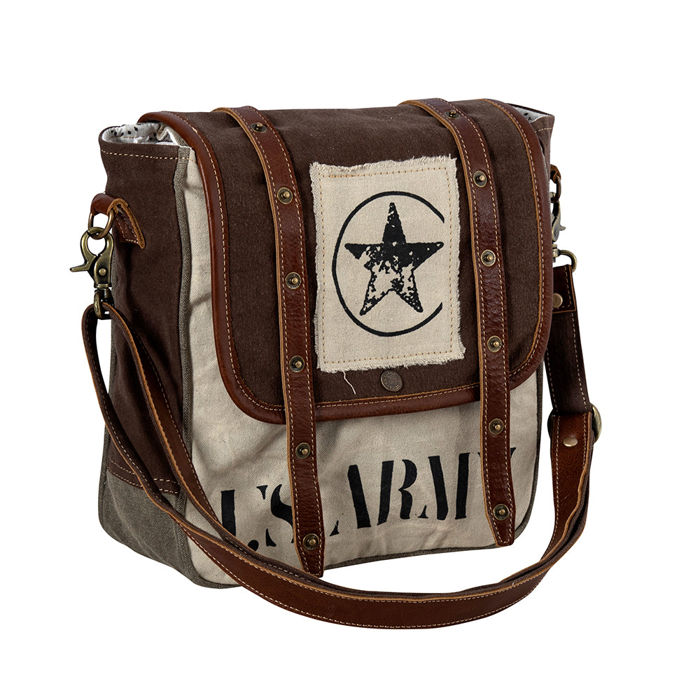 Army Motif Shoulder Bag - Myra USA