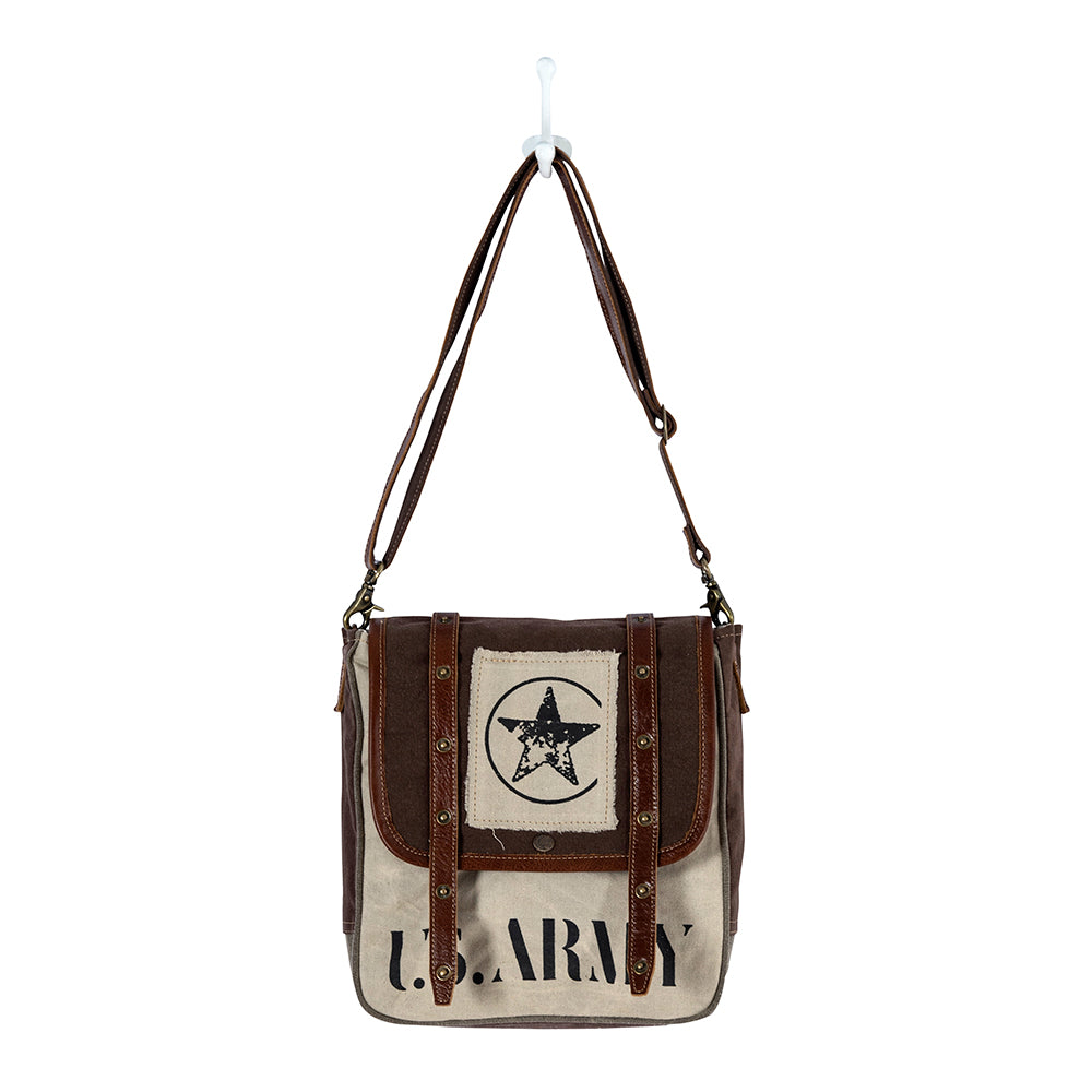 Army Motif Shoulder Bag - Myra USA