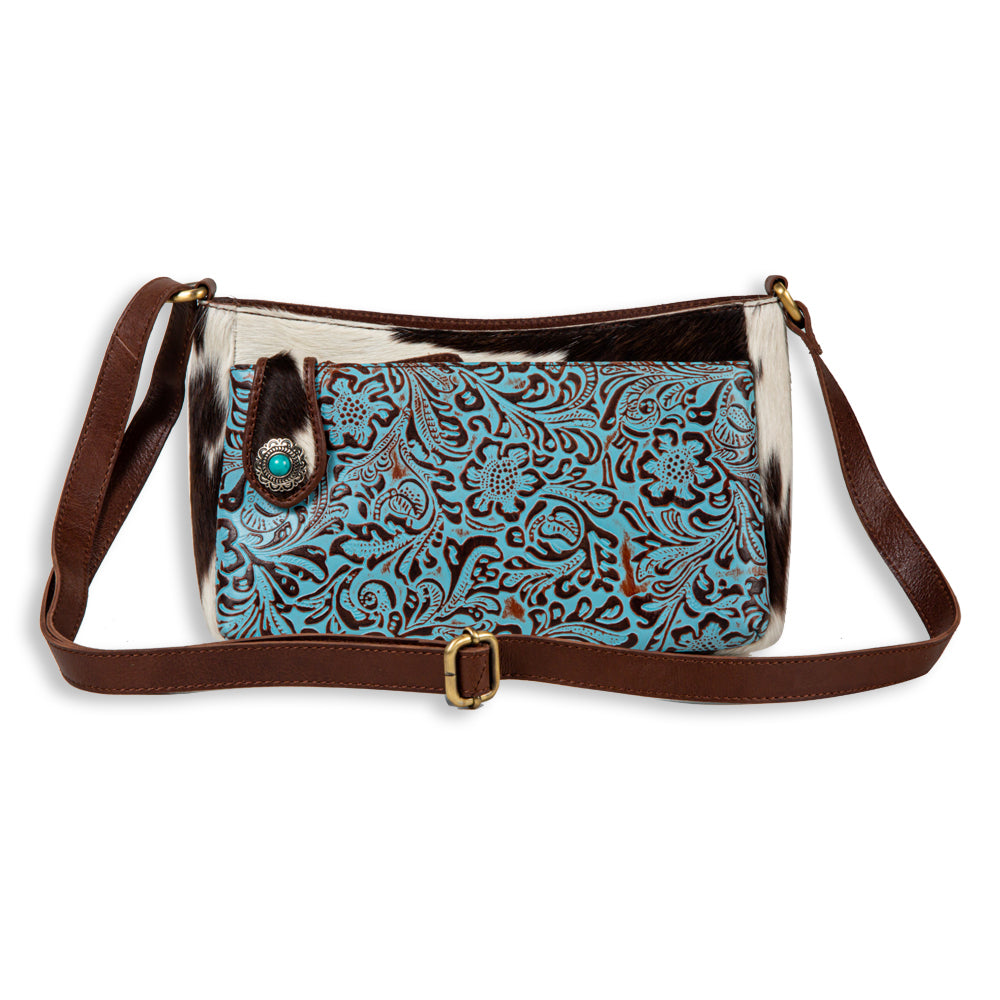 Marta Plains Leather & Hairon Bag - Myra USA