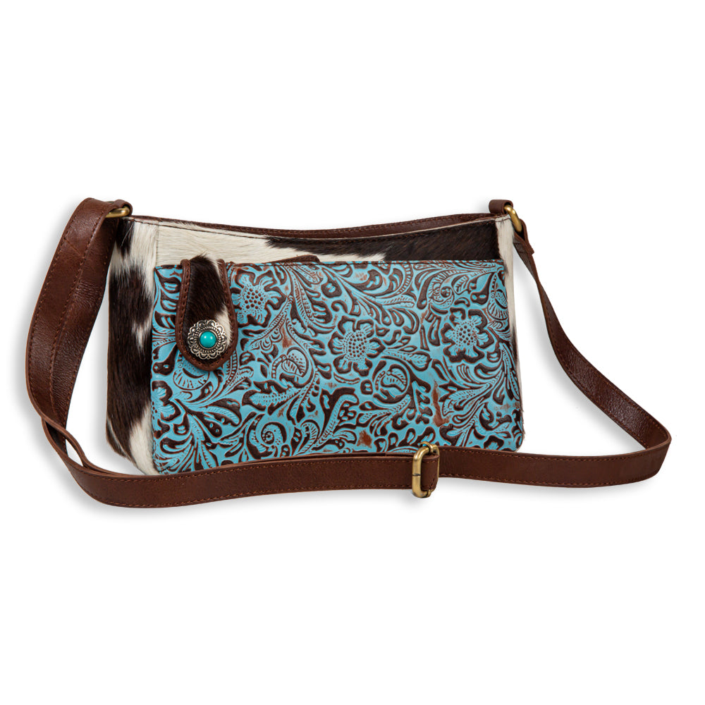 Marta Plains Leather & Hairon Bag - Myra USA