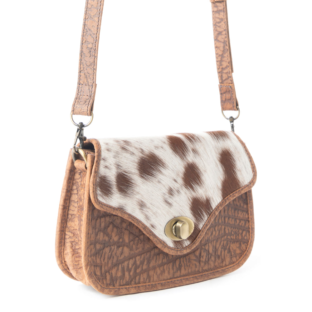 Swift Rider Leather & Hairon Bag - Myra USA