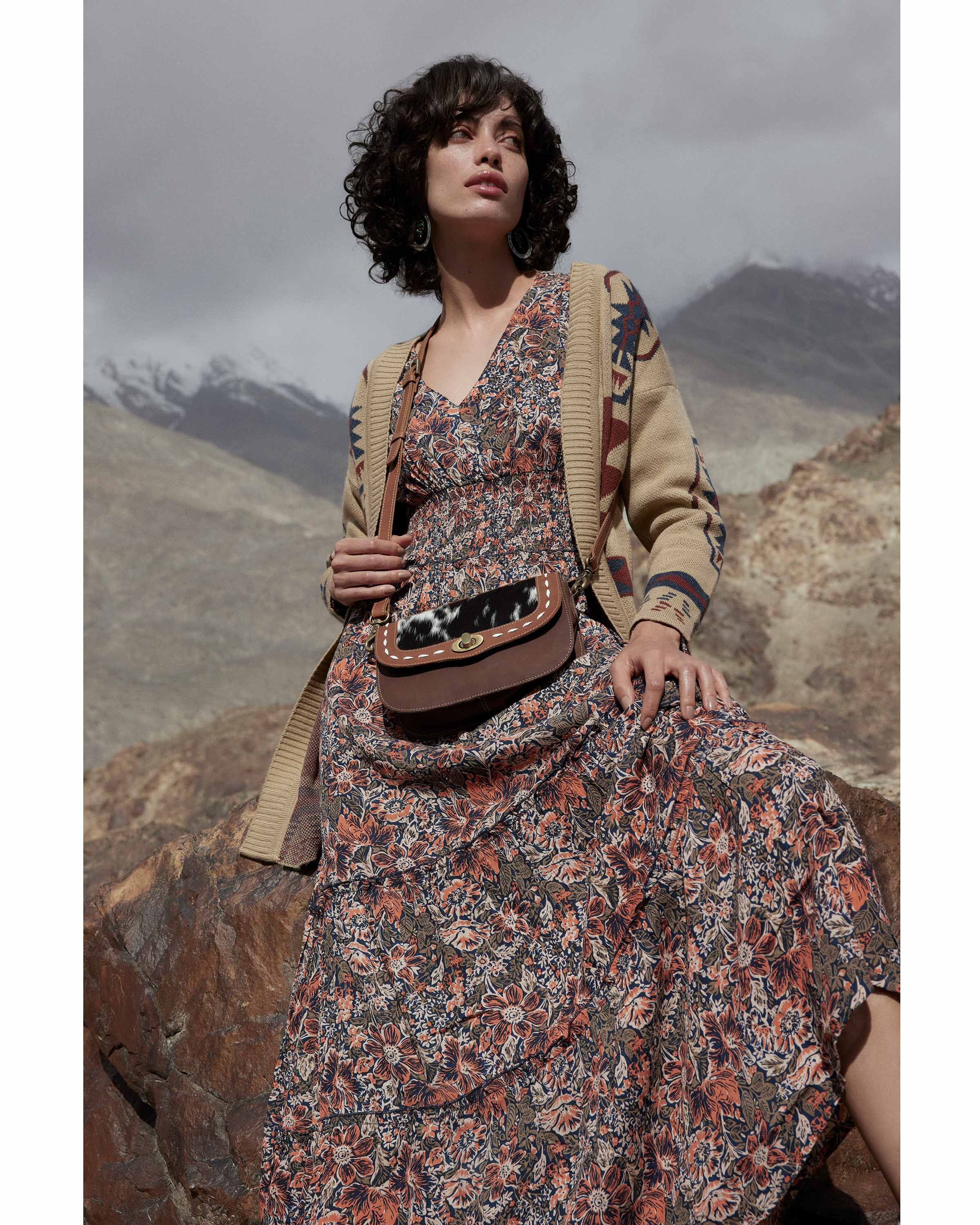 Oxbow Falls Leather Hairon Bag - Myra USA