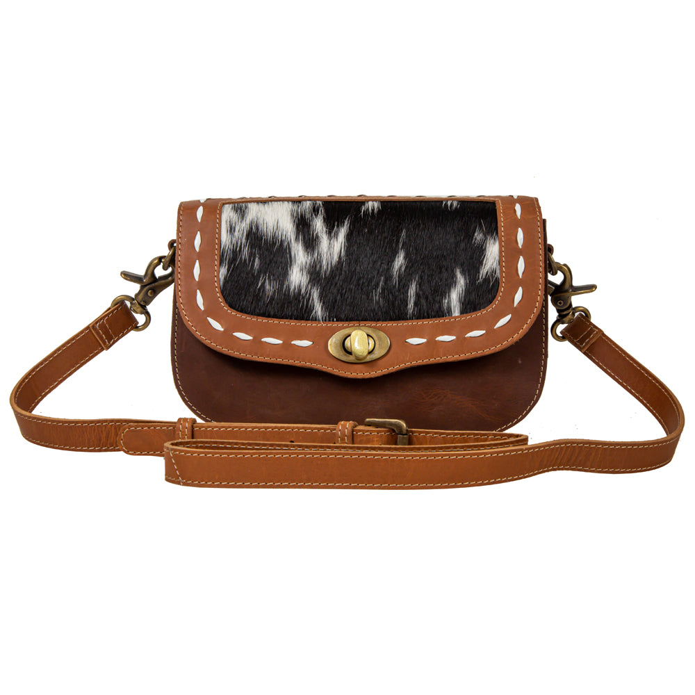 Oxbow Falls Leather Hairon Bag - Myra USA