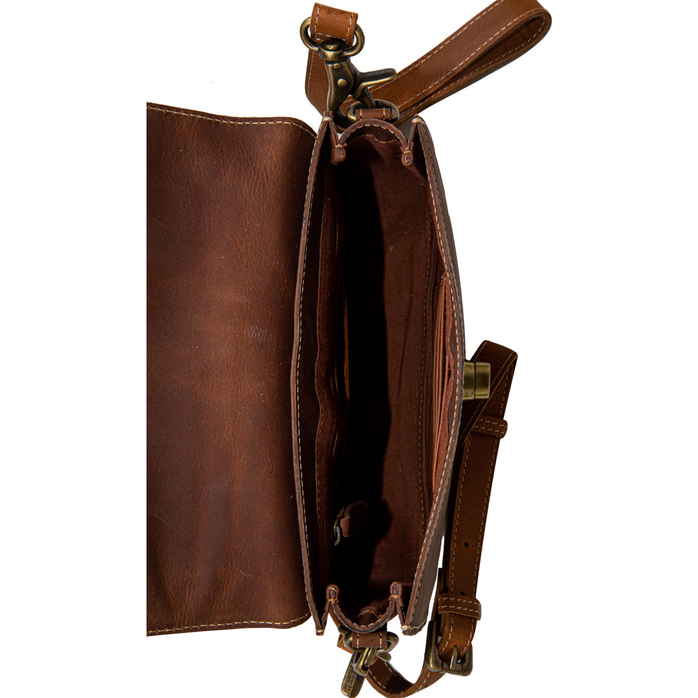 Oxbow Falls Leather Hairon Bag - Myra USA