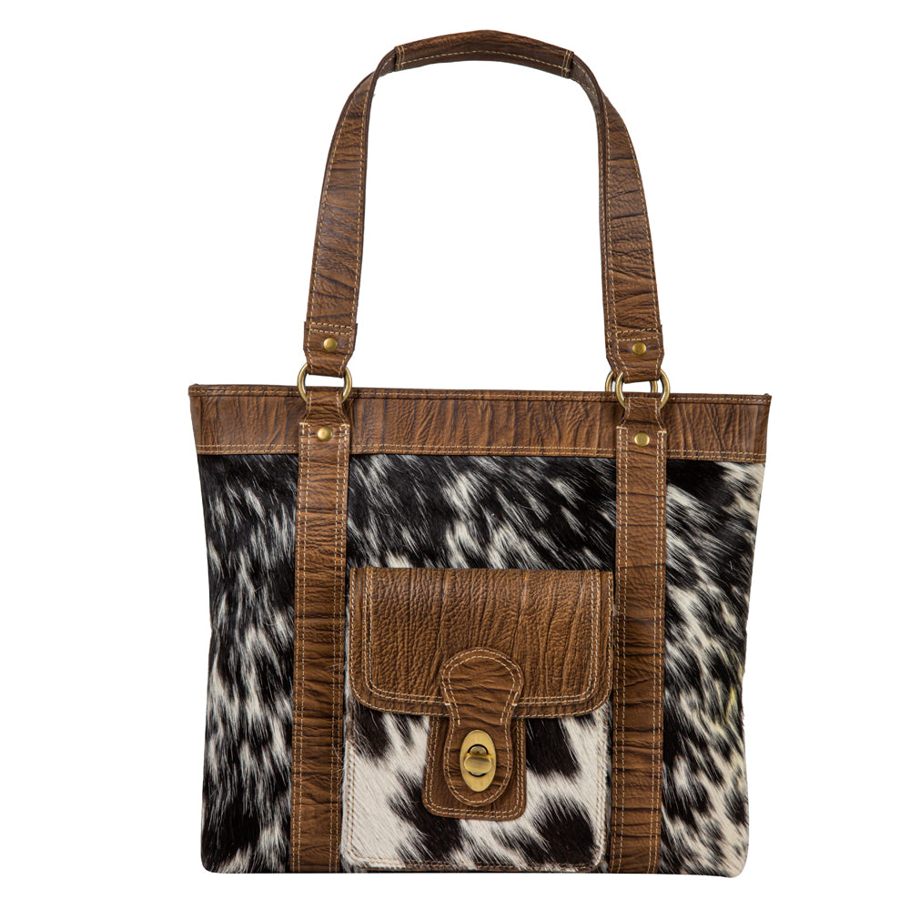Crawford Canyon Leather & Hairon Bag - Myra USA