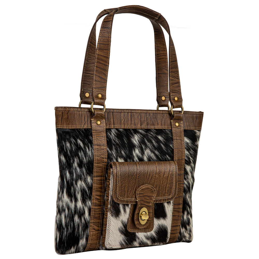 Crawford Canyon Leather & Hairon Bag - Myra USA