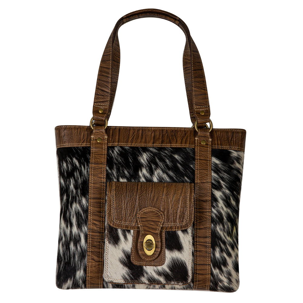 Crawford Canyon Leather & Hairon Bag - Myra USA