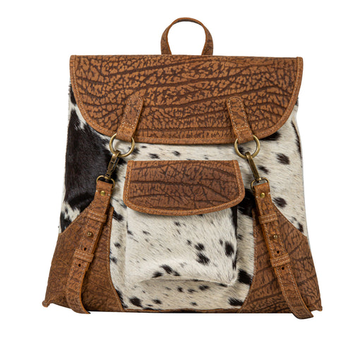 Stratford Trail Accent Leather Leather Hairon Bag - Myra USA