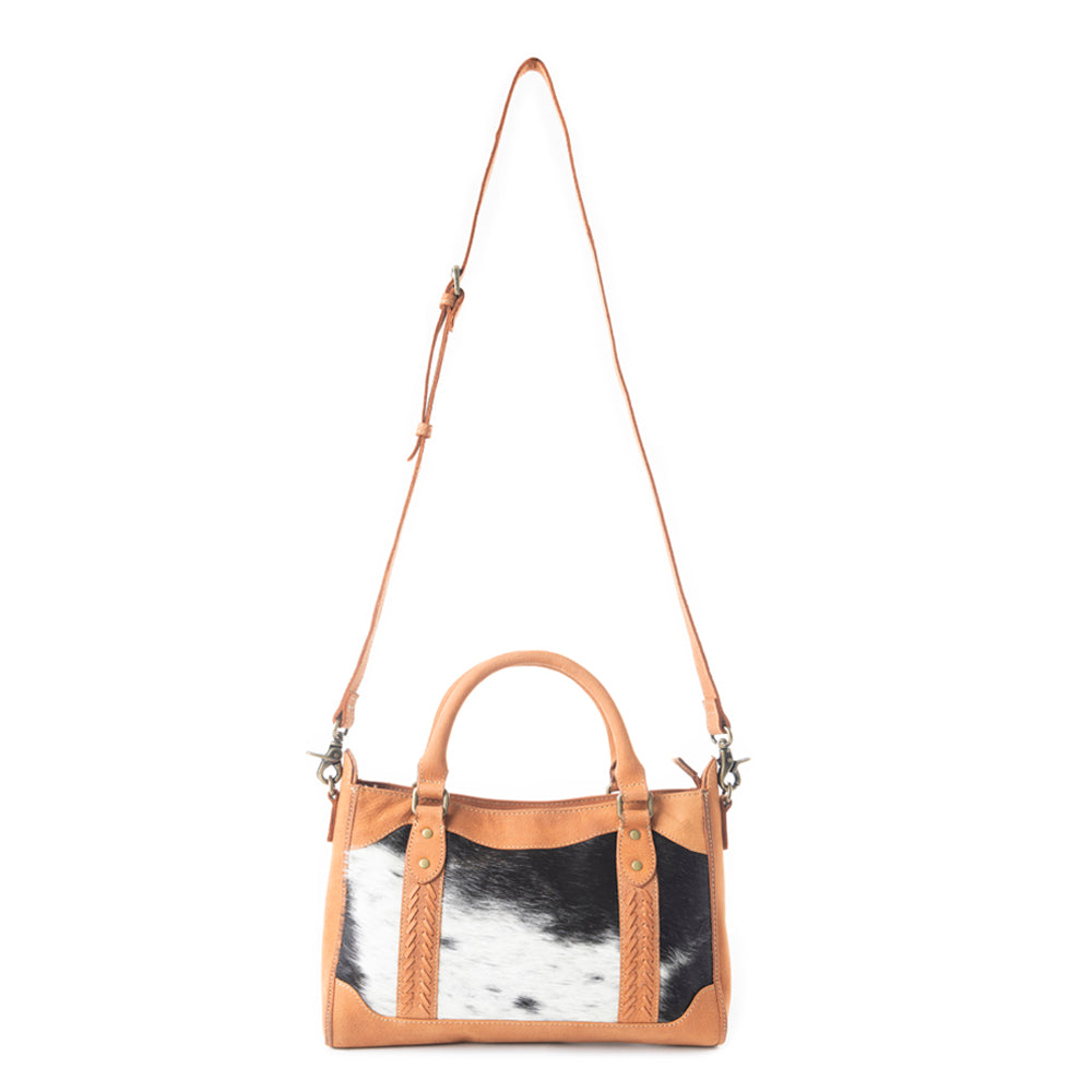 Samson Trails Accent Shoulder Leather Hairon Bag - Myra USA