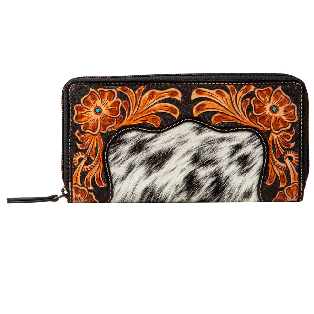 Rose Of The Desert Hand-Tooled Wallet - Myra USA