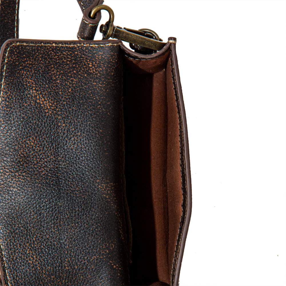 Katy Elaine Leather Hairon Bag - Myra USA