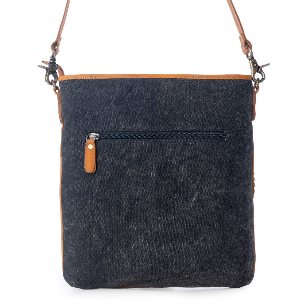 Taragon Hair-On Hide Canvas Hairon Bag - Myra USA