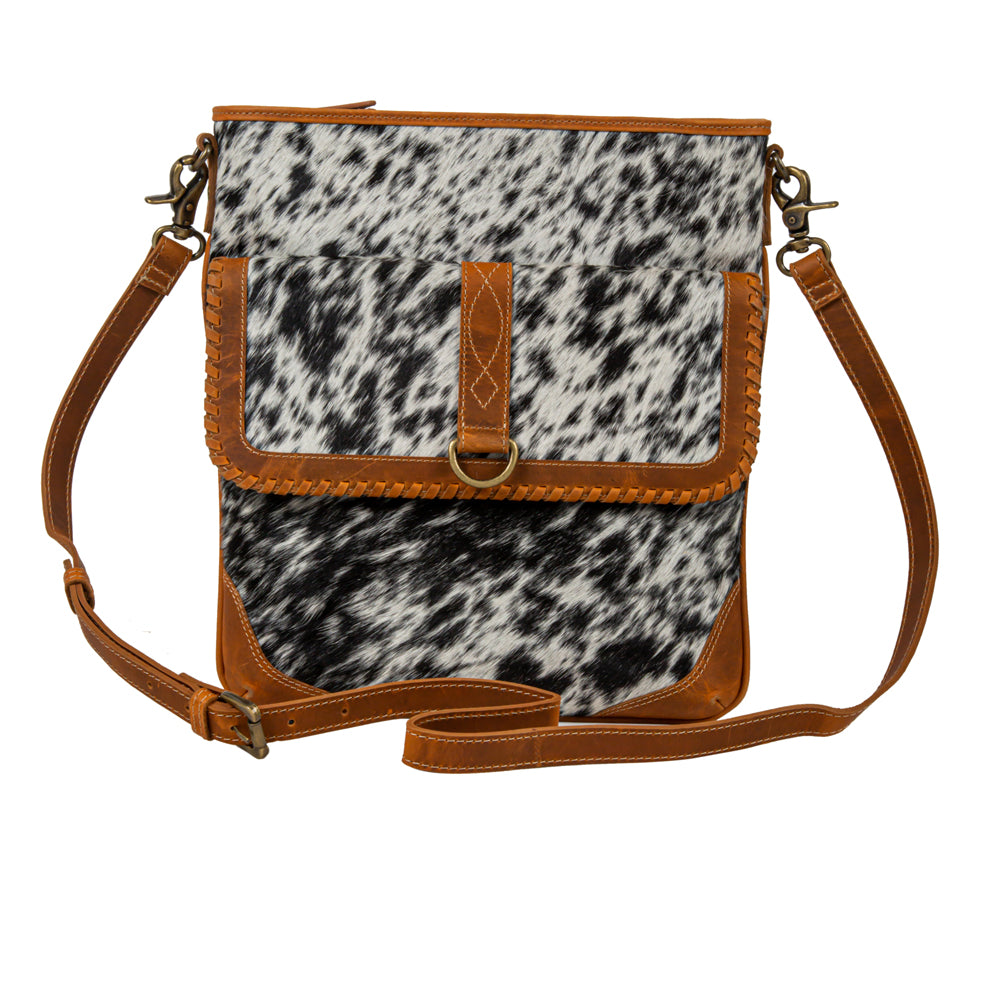 Taragon Hair-On Hide Canvas Hairon Bag - Myra USA