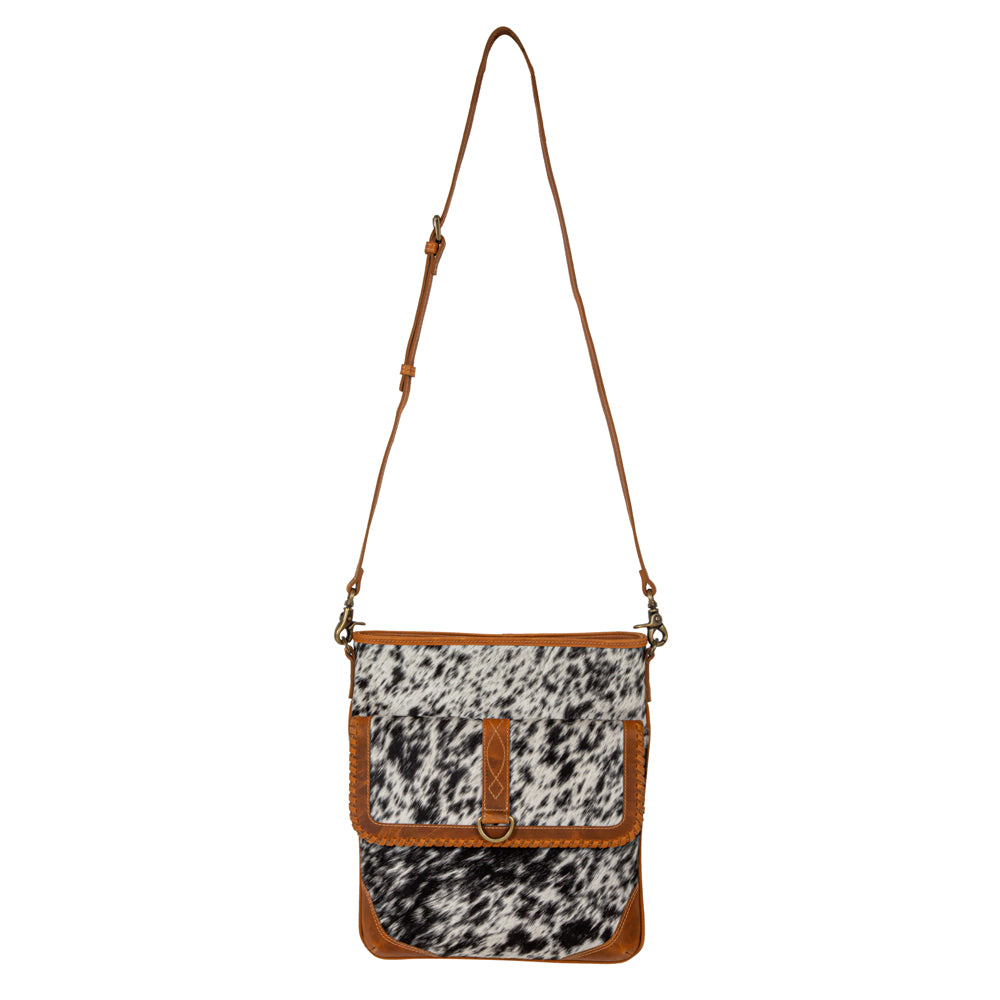 Taragon Hair-On Hide Canvas Hairon Bag - Myra USA