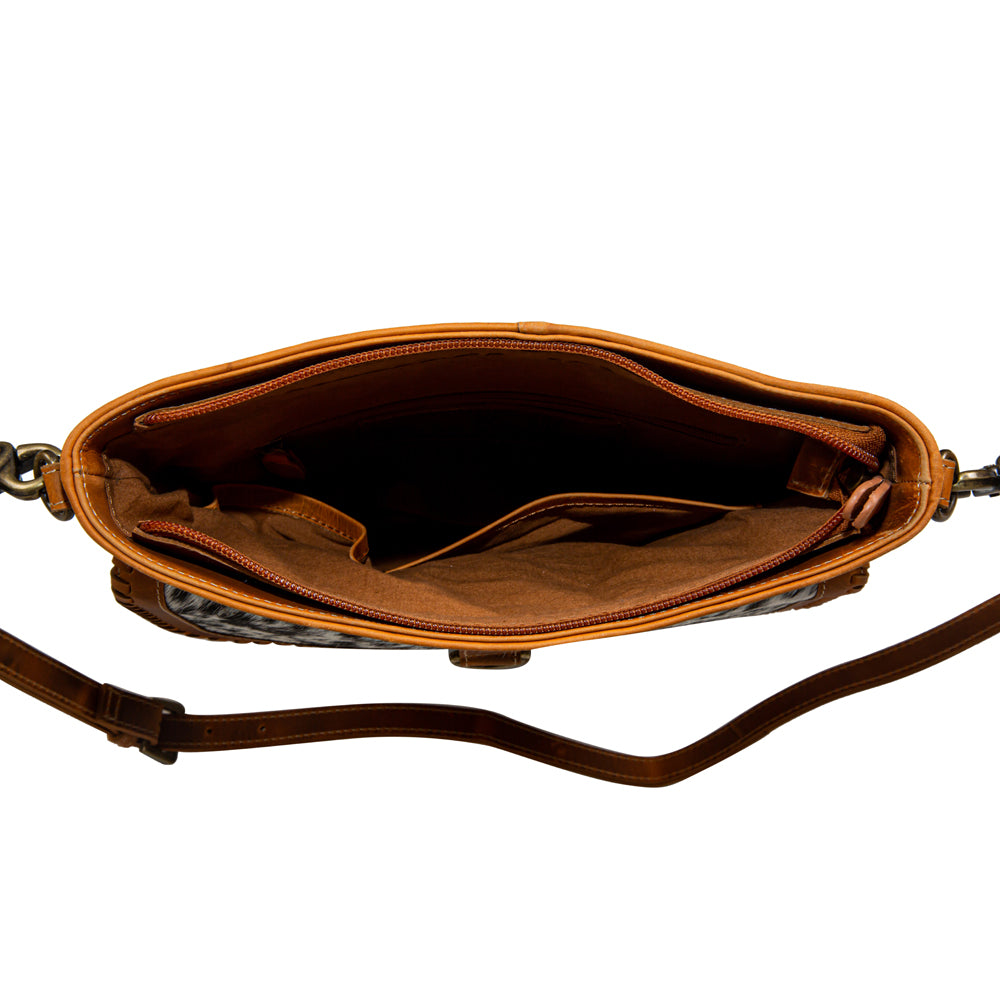 Taragon Hair-On Hide Canvas Hairon Bag - Myra USA