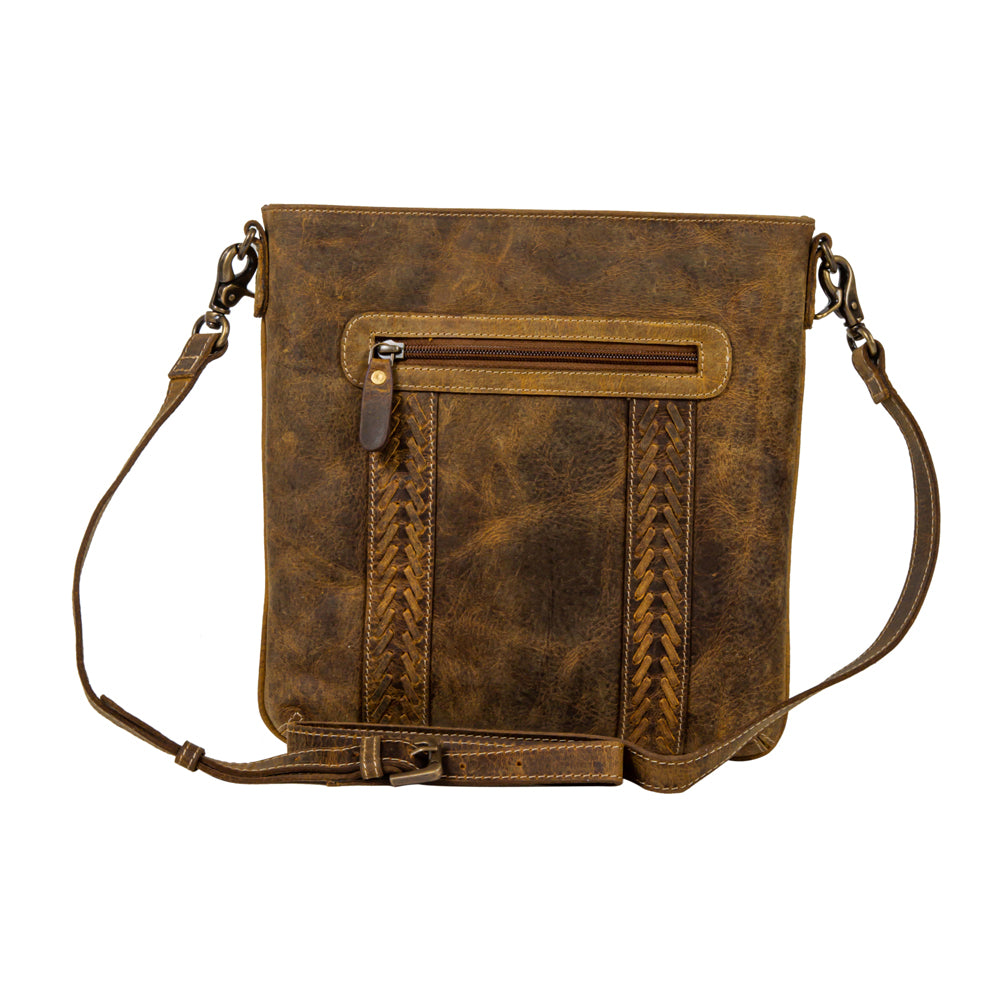 Lawson Roundup Leather & Hairon Bag - Myra USA