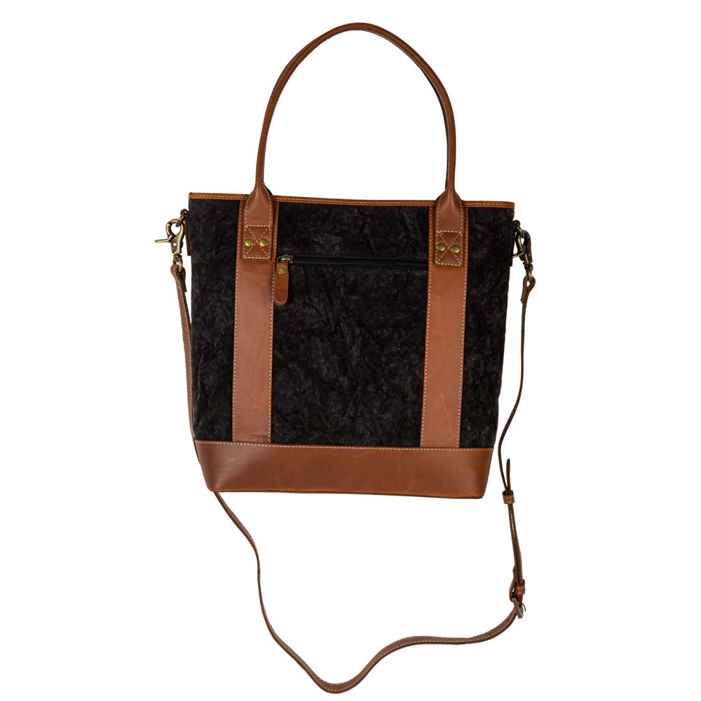 Clayburn Canvas Hairon Bag - Myra USA