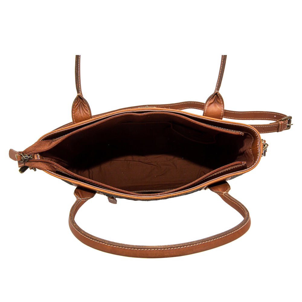 Clayburn Canvas Hairon Bag - Myra USA