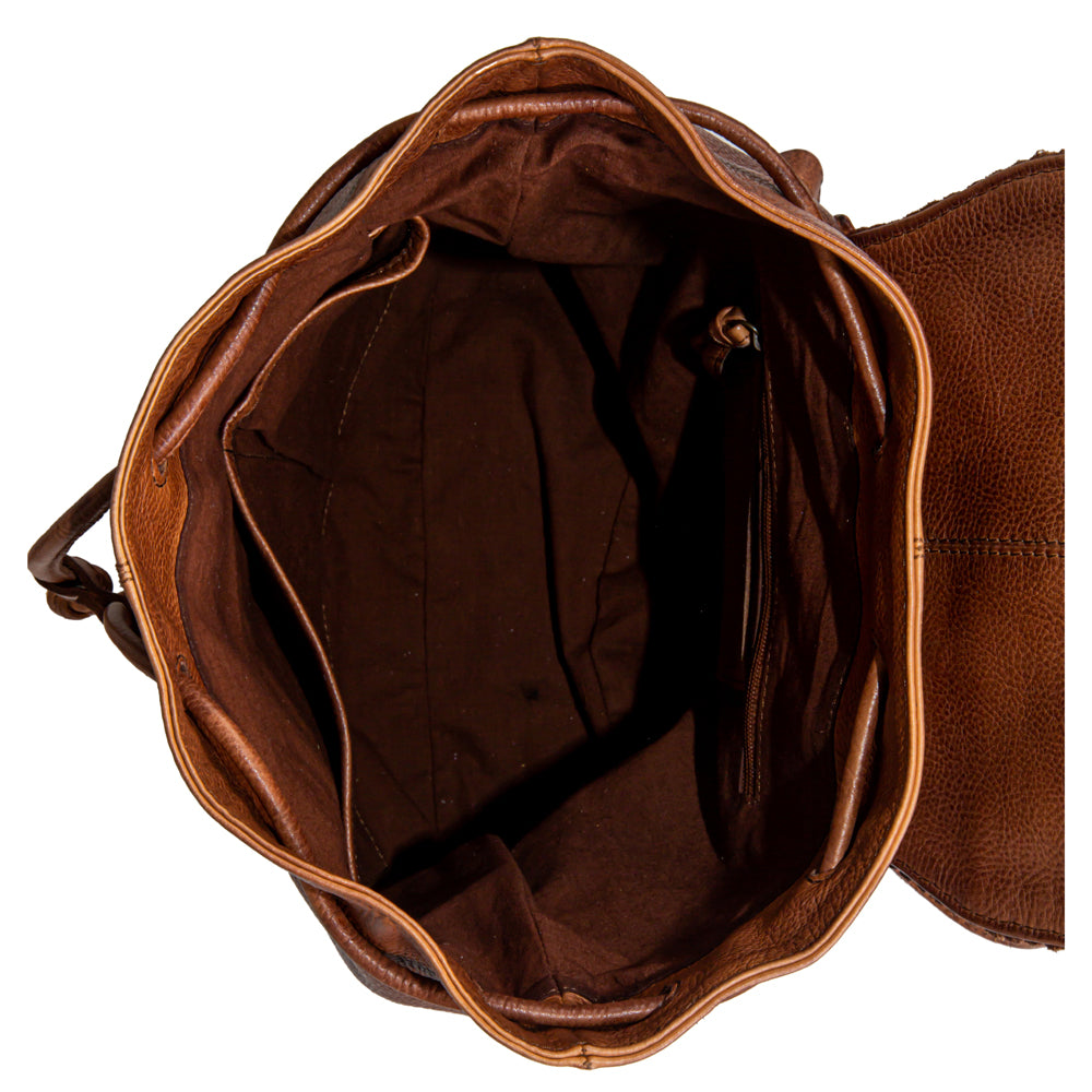 Lobeth Leather Hairon Bag - Myra USA