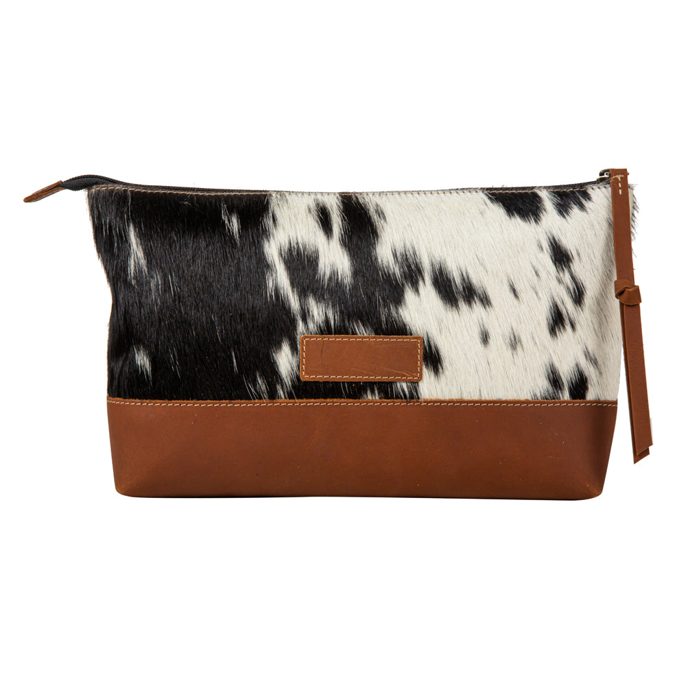 Jacksborrow Leather Hairon Bag In Black - Myra USA