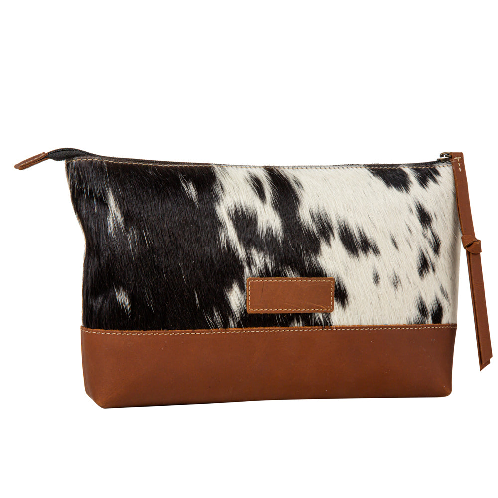 Jacksborrow Leather Hairon Bag In Black - Myra USA
