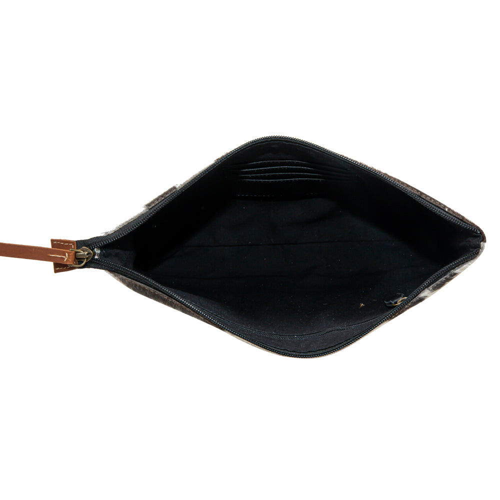 Jacksborrow Leather Hairon Bag In Black - Myra USA