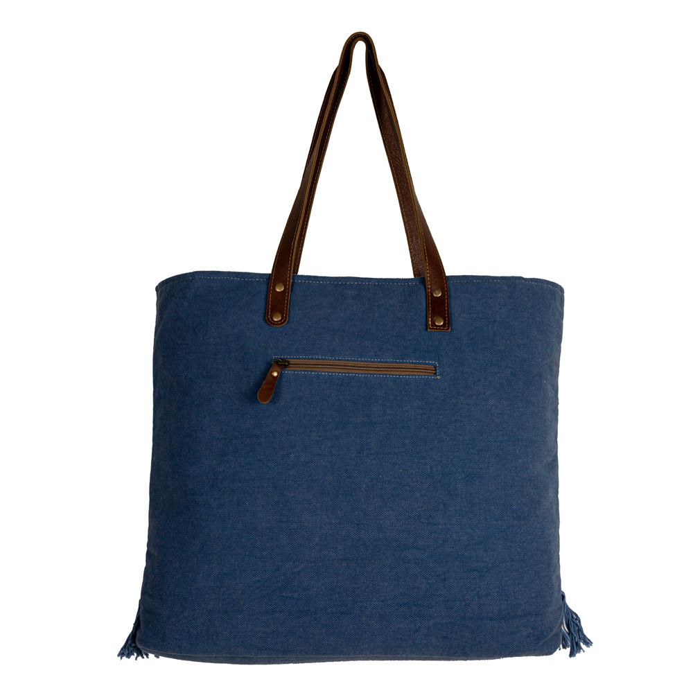 Ember Reflections Embroidered Tote Bag - Myra USA