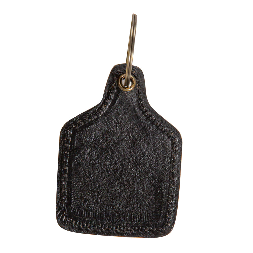 Blazing Blooms Hand-Tooled Key Fob - Myra USA