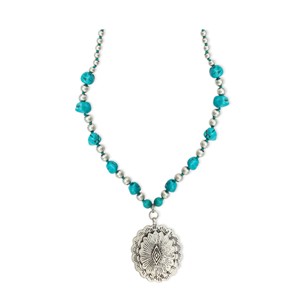 Verdant Valley Concho Necklace - Myra USA