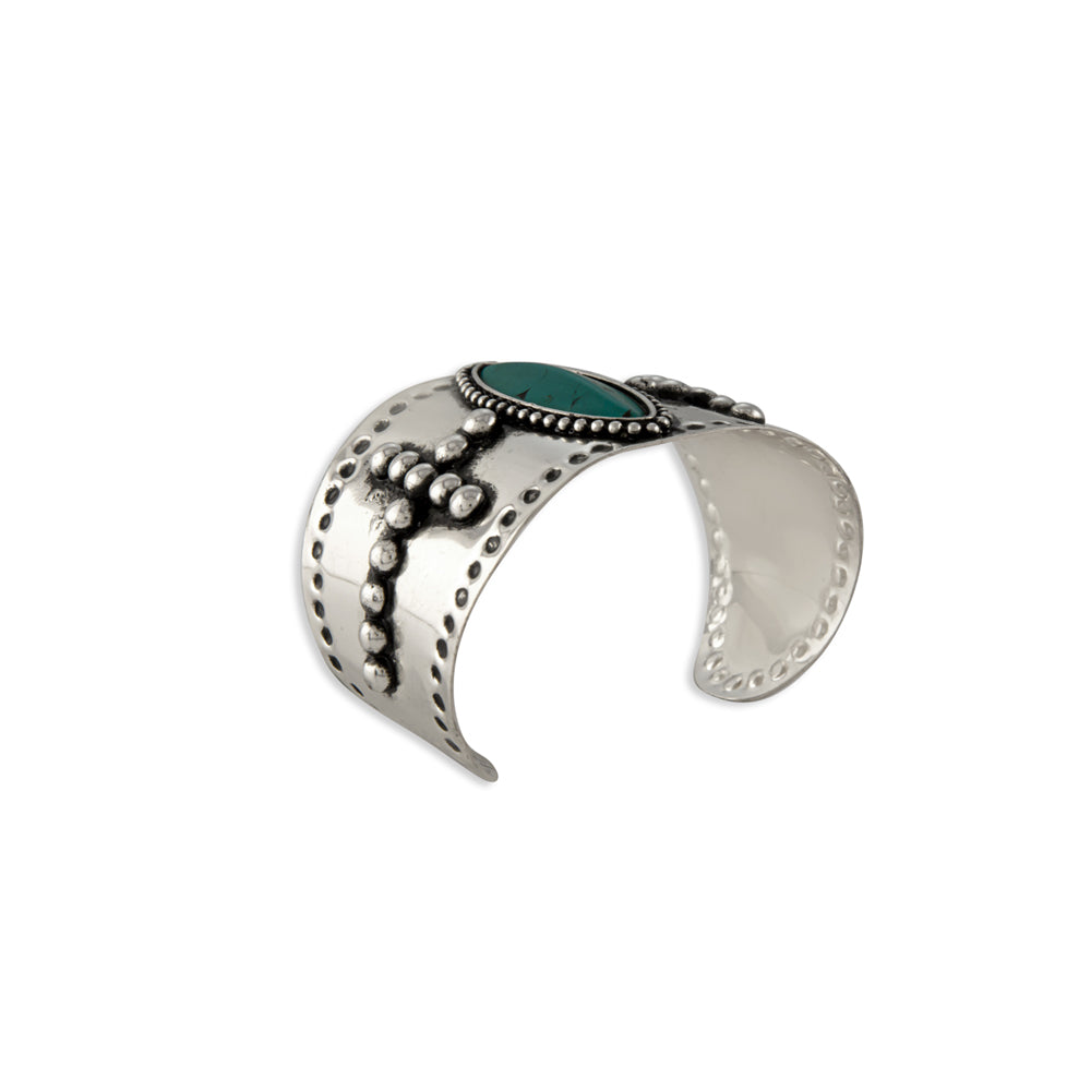 Forever Faith Silver Cuff Bracelet - Myra USA